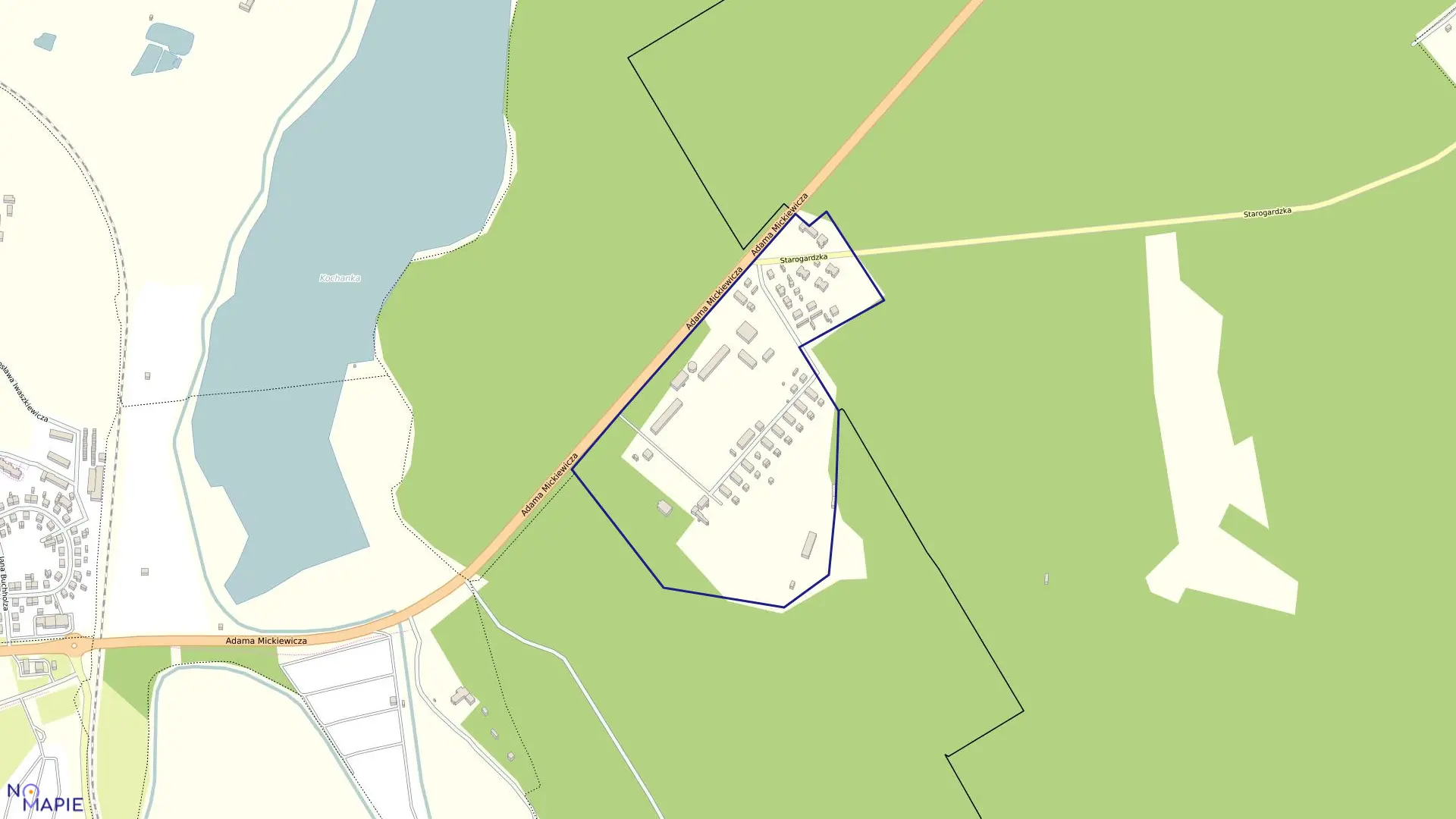 Mapa obrębu 9 w mieście Starogard Gdański Mapa obrębu 9 w mieście Starogard Gdański